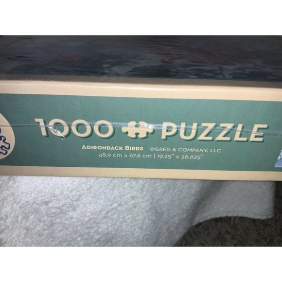 Cobble Hill 1000 piece Puzzle ADIRONDACK BIRDS- Unopened - Picture 5 of 6